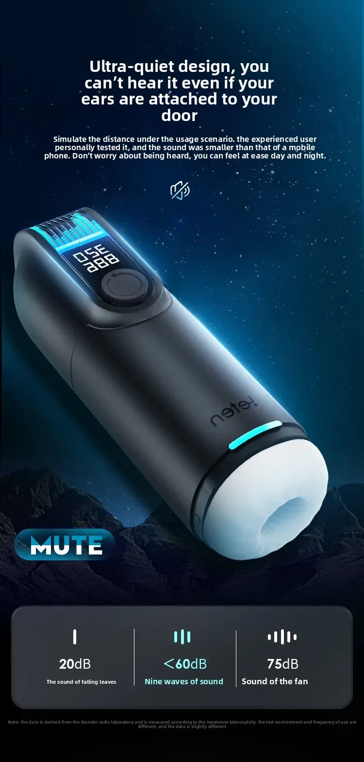 Dual Screen Automatic Male Masturbator Multi Speed + Scenario