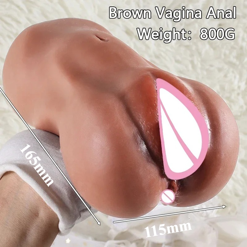 0729 จิ๋มกระป๋อง เลียนแบบช่องคลอดจริงทุก细节 ออกแบบช่องคู่ ซิลิโคนยืดหยุ