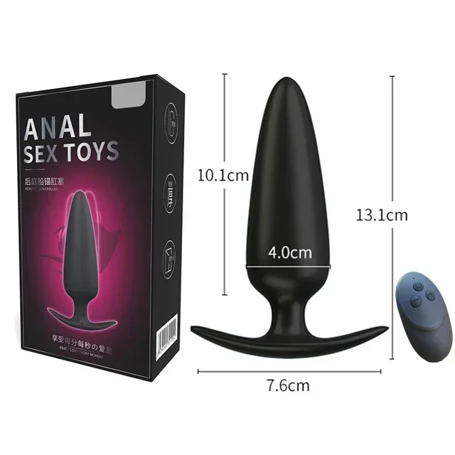 0280 ปลั๊กทวาร มอเตอร์แรงสูง 10 ระดับความสั่น ซิลิโคนเหลว รีโมทอินฟราเรด ใช้ได้ทั้งหญิงชาย|YUMAN