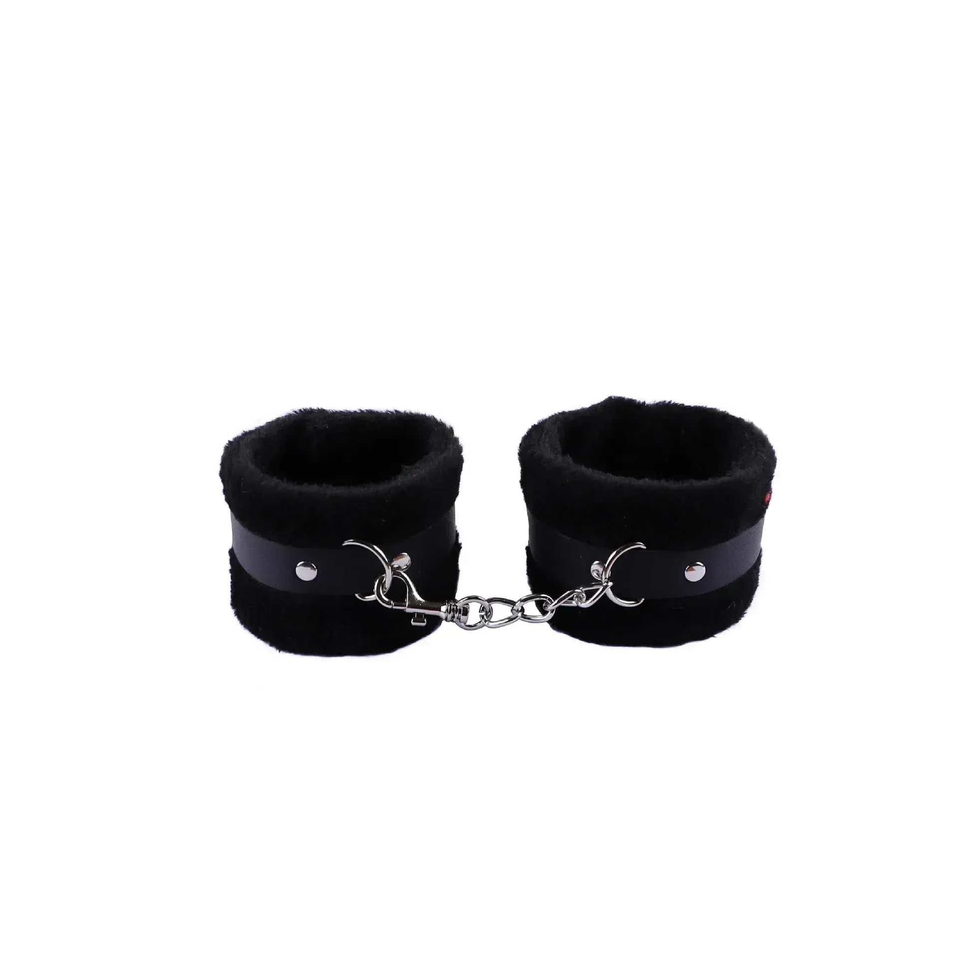 อุปกรณ์พันธนาการ กุญแจมือกำมะหยี่สำหรับเกมรัก BDSM และเล่นบทบาท