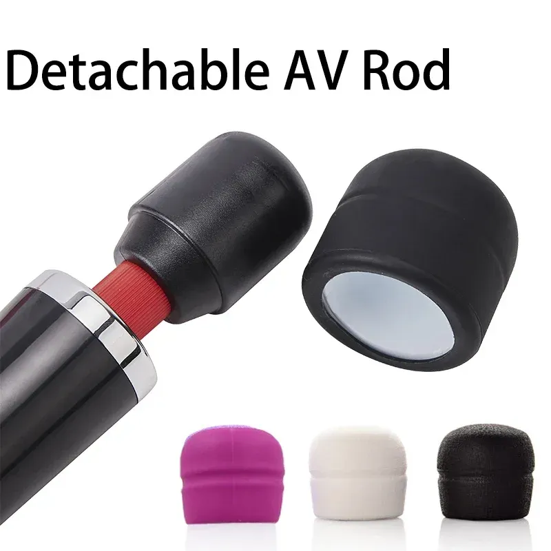 8 Frequencies Large-Area Detachable Head AV Wand Vibrator