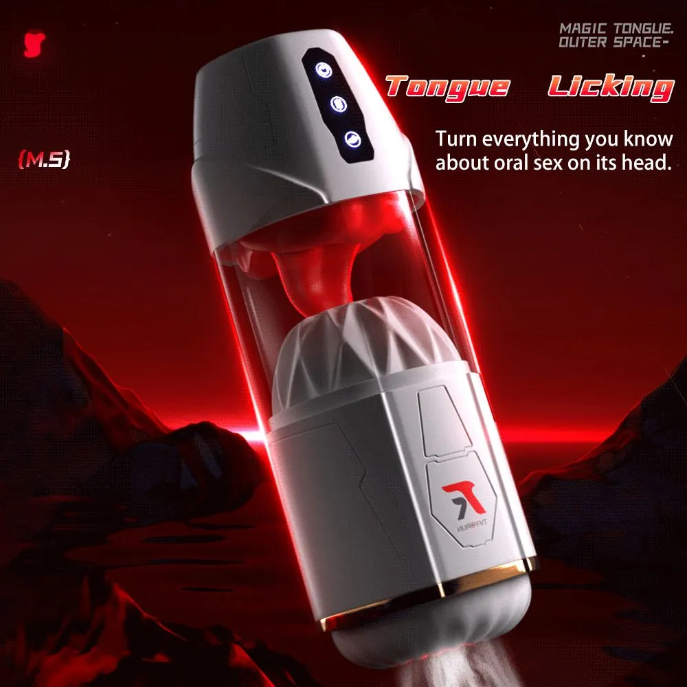 Noise Reduction Automatic Male Masturbator Bionic Tongue