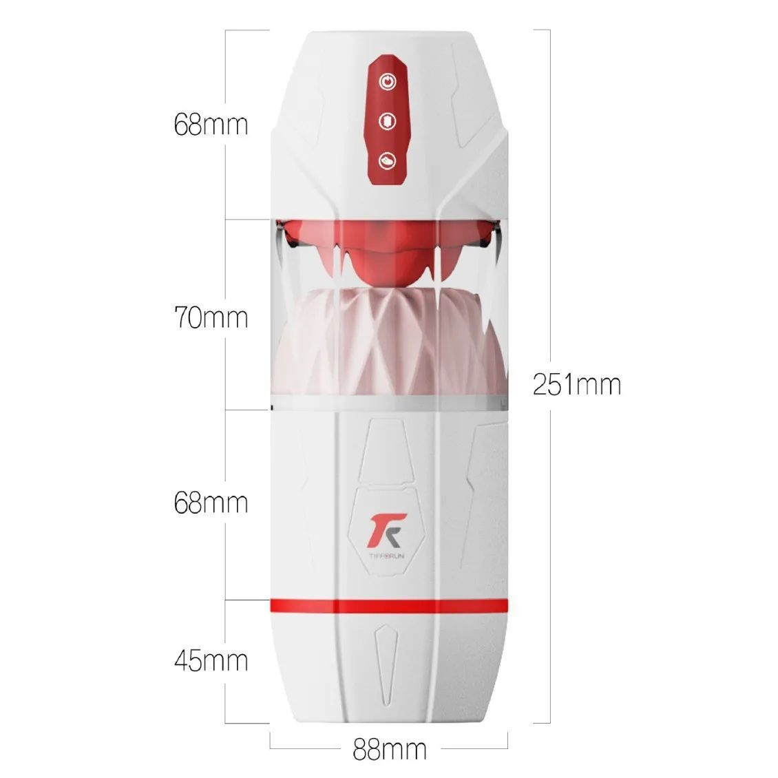 ถ้วยอัตโนมัติ 10 ความถี่การสั่นสะเทือน 10 ความถี่การดูด 10 ความถี่การเลีย เสียงโต้ตอบ