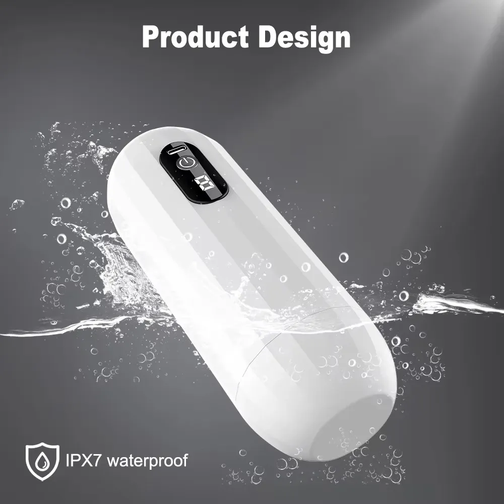 8 Vibration Automatic Male Masturbator Interactive Sound