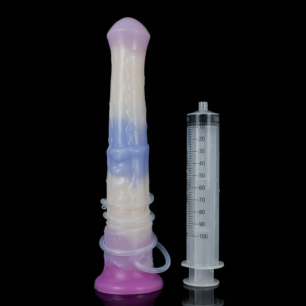 อวัยวะเทียมม้า ซิลิโคนเหลวเรืองแสง ระบบหลั่งสมจริง สีมิติวิเศษ|YOCY