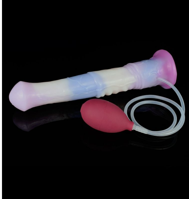 อวัยวะเทียมม้า ซิลิโคนเหลวเรืองแสง ระบบหลั่งสมจริง สีมิติวิเศษ|YOCY