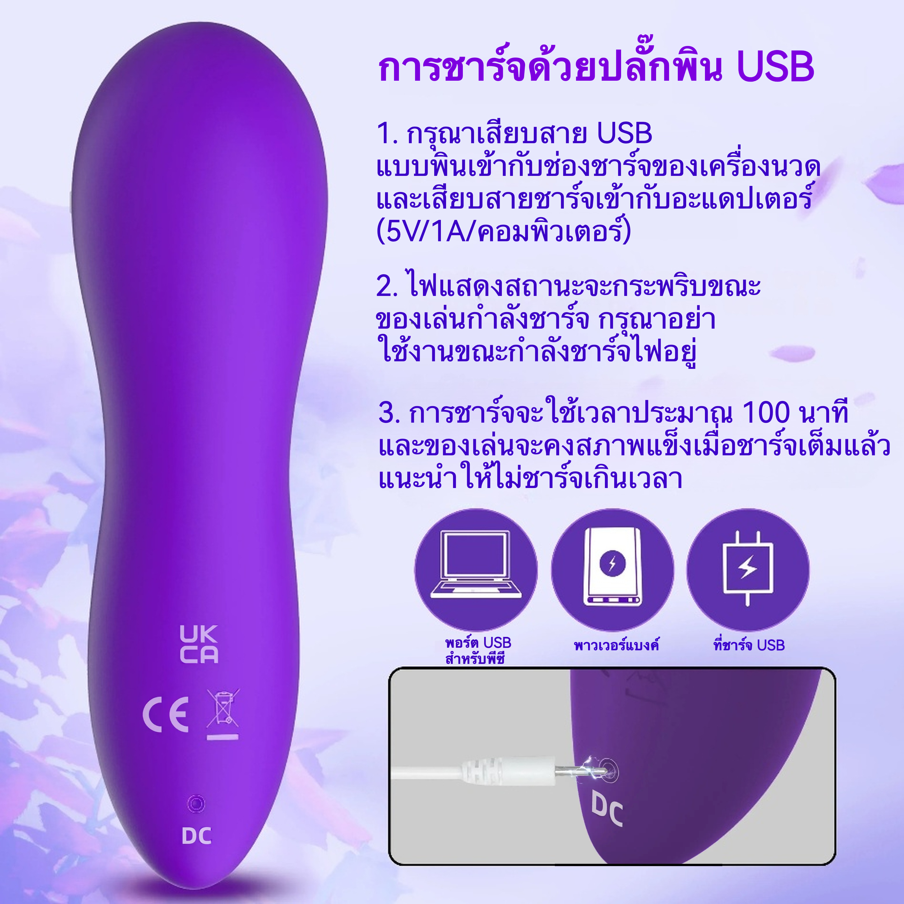 未定价การดูดของเล่น กระตุ้นหลายจุด ระบบดูด 5 ความถี่ ออกแบบหรูหรา ระบบไร้เสียงสมบูรณ์แบบ IPX6