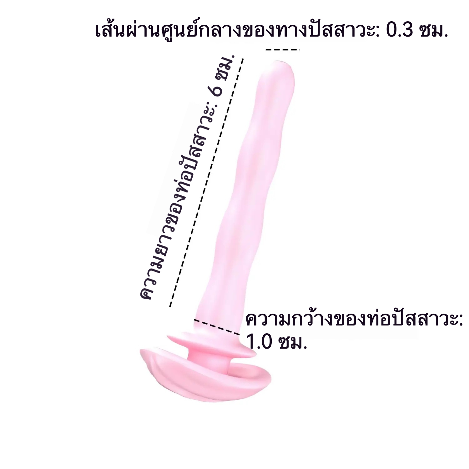 W0564 แท่งม้า สรีรศาสตร์ วัสดุซิลิโคน อุปกรณ์ล็อกท่อปัสสาวะ ประสบการณ์ BDSM