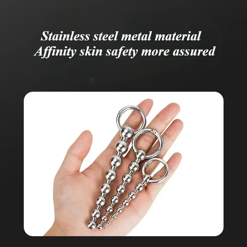304 Stainless Steel Beaded Urethral Sound 3 Sizes Available