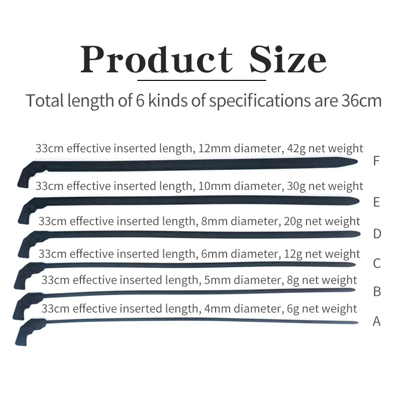 Silicone Urethral Catheter Dilator Sounding with Scale
