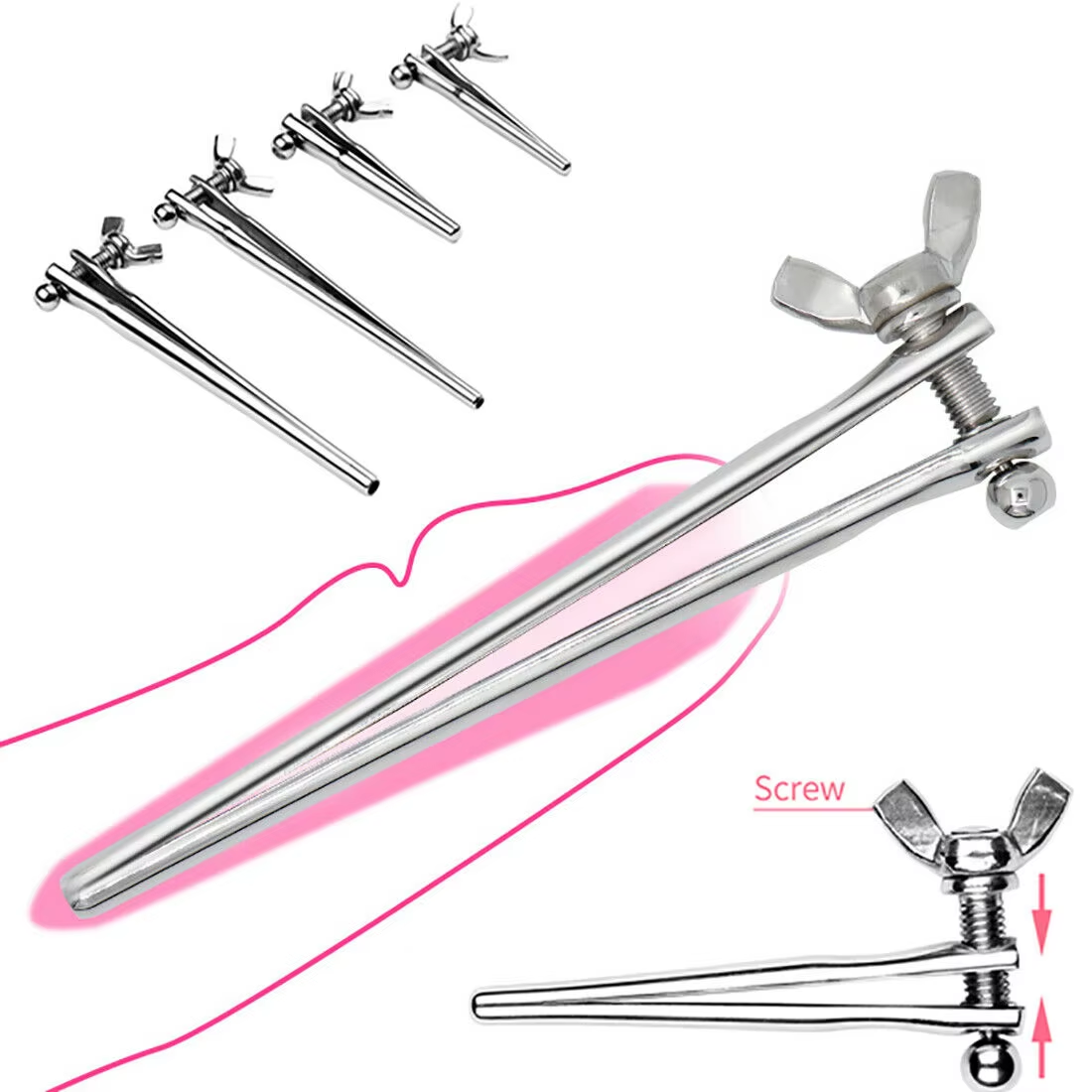 W6403未定价แท่งม้า ปรับระดับได้ หัวโค้งมน 4 แบบให้เลือก วัสดุโลหะ