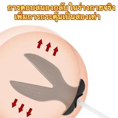 แท่งกระตุ้นท่อปัสสาวะ+ปลั๊กทวาร ขยายทวารหนัก ออกแบบแบบถอดได้