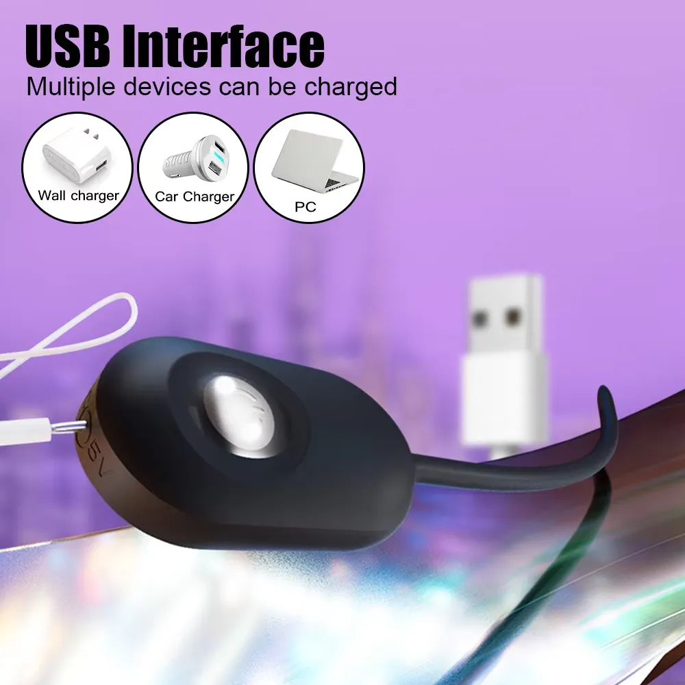 10 Frequencies One-Button Control Silicone Urethral Sound