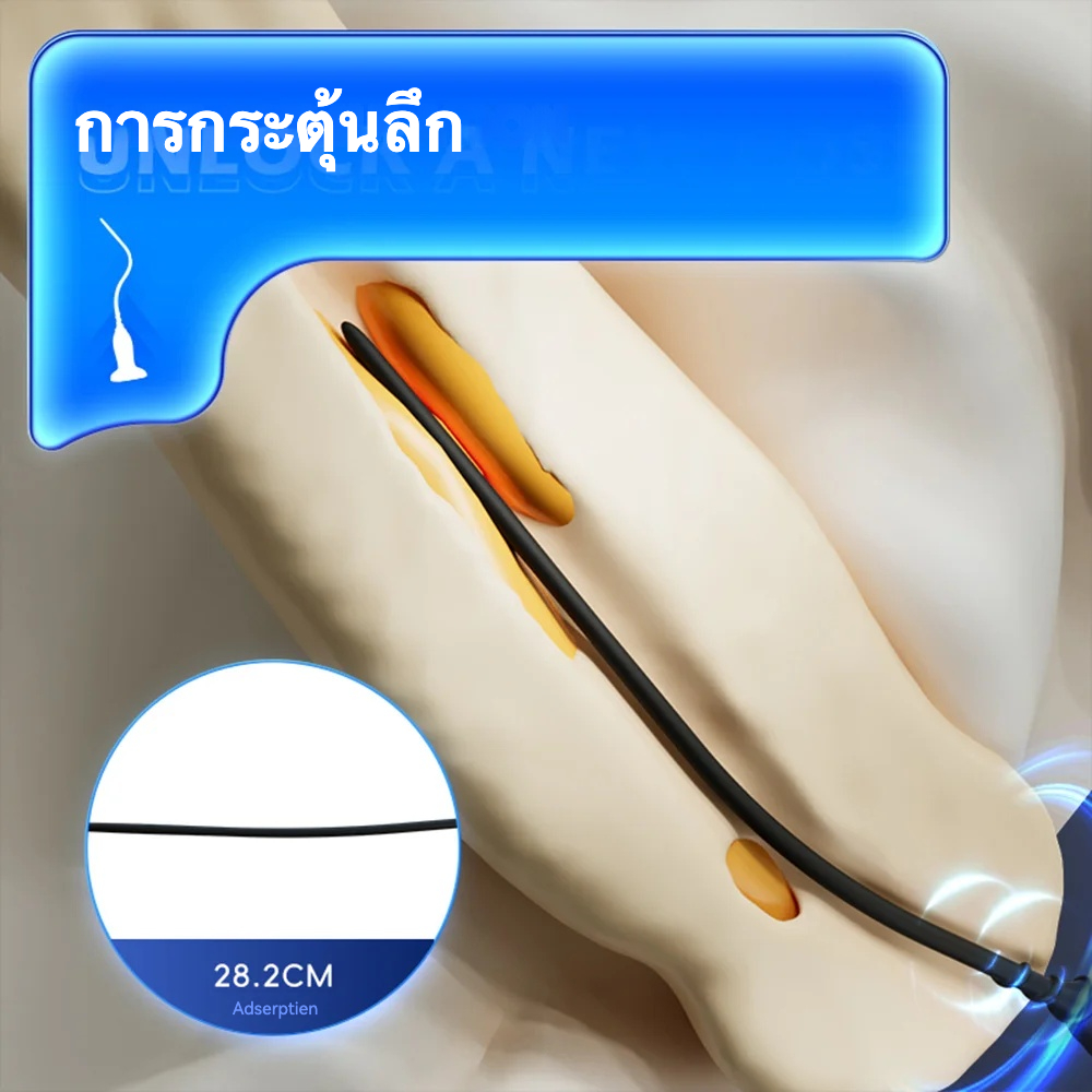 W6411未定价แท่งม้า อุปกรณ์ดูด ระบบสั่น 10 ความถี่กำลังสูง ออกแบบเกลียว