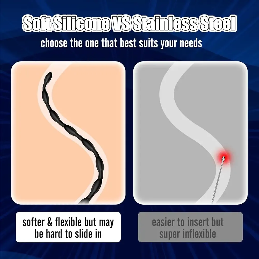 10-Frequency High-Speed Electric Urethral Sound 2 Versions