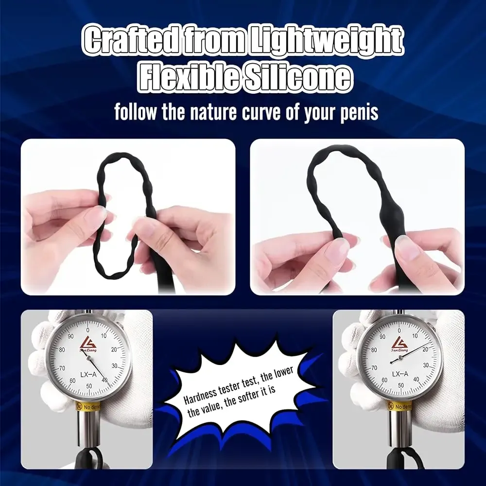 10-Frequency High-Speed Electric Urethral Sound 2 Versions