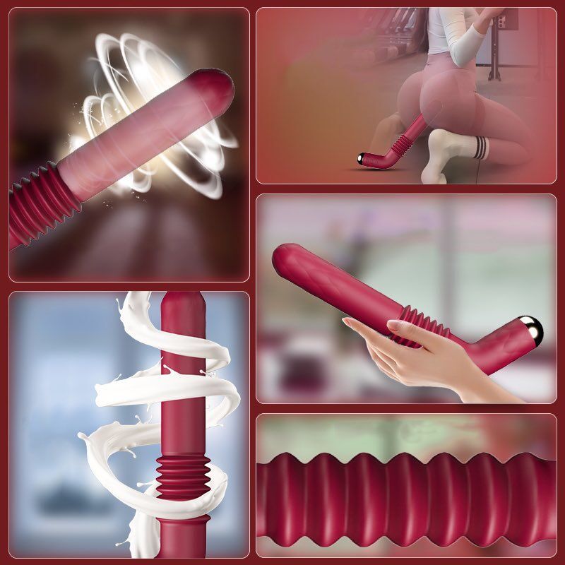 เครื่องสอดใส่ 7 ความถี่การยืดหด 5 ระดับความเร็ว ระยะยืดหด 60 มม. ความเร็วยืดหด 300 ครั้งต่อนาที-sextoyfunny