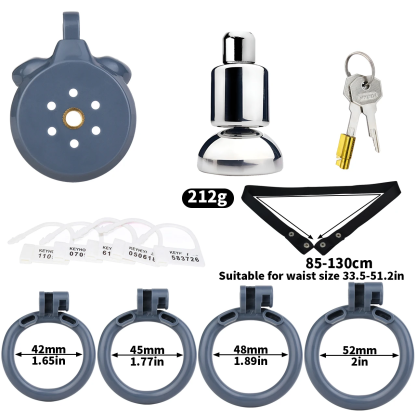 W6302未定价ล็อคท่อปัสสาวะ สำหรับผู้ชาย แบบแผ่นเรียบ วัสดุ ABS ออกแบบมาเพื่อสวมใส่