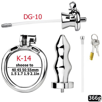 W6315 缺图未定价ล็อคท่อปัสสาวะ ออกแบบหัวฉีด 3 ขนาด ปลั๊กทวาร 2 แบบ สแตนเลสเกรด 304