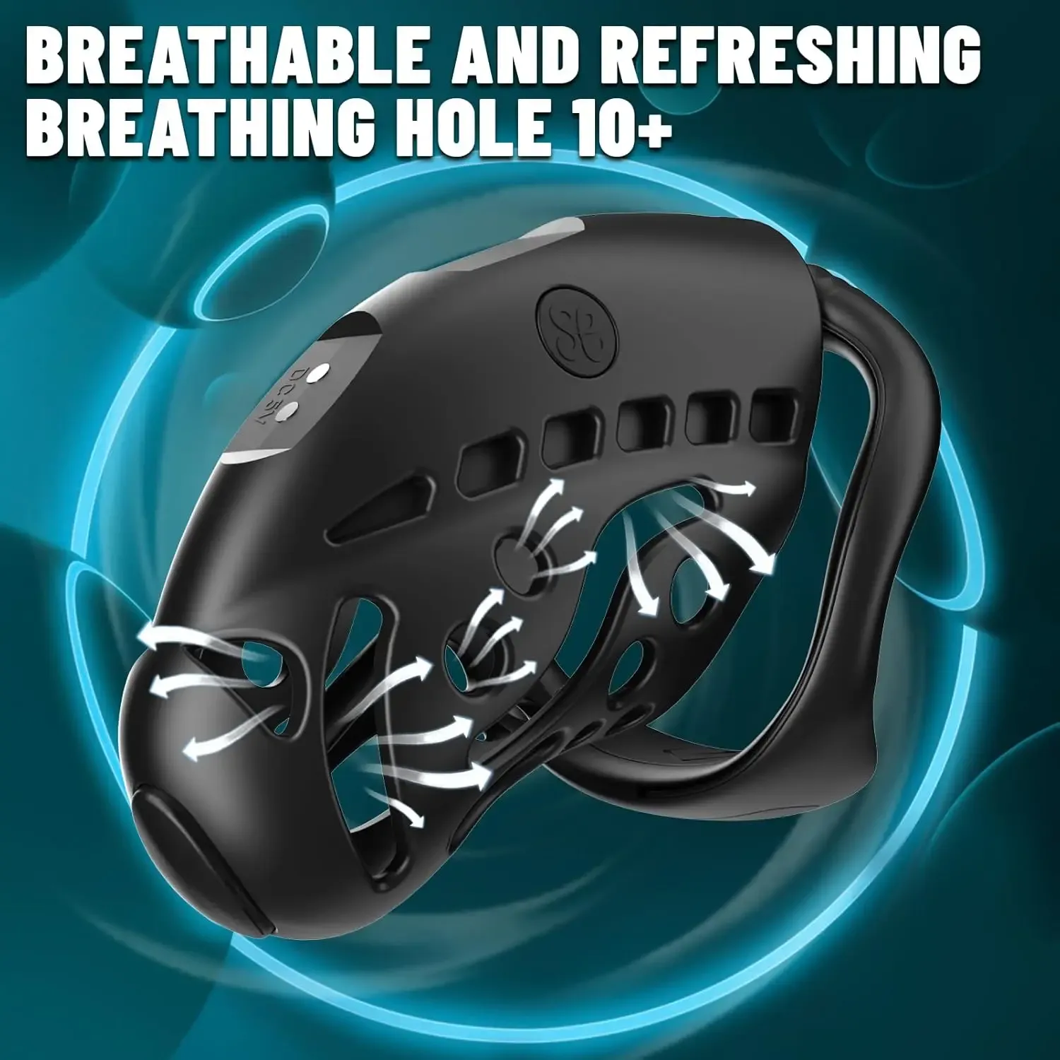 Nautilus Electric Shock Chastity Cage With Urethral Sound