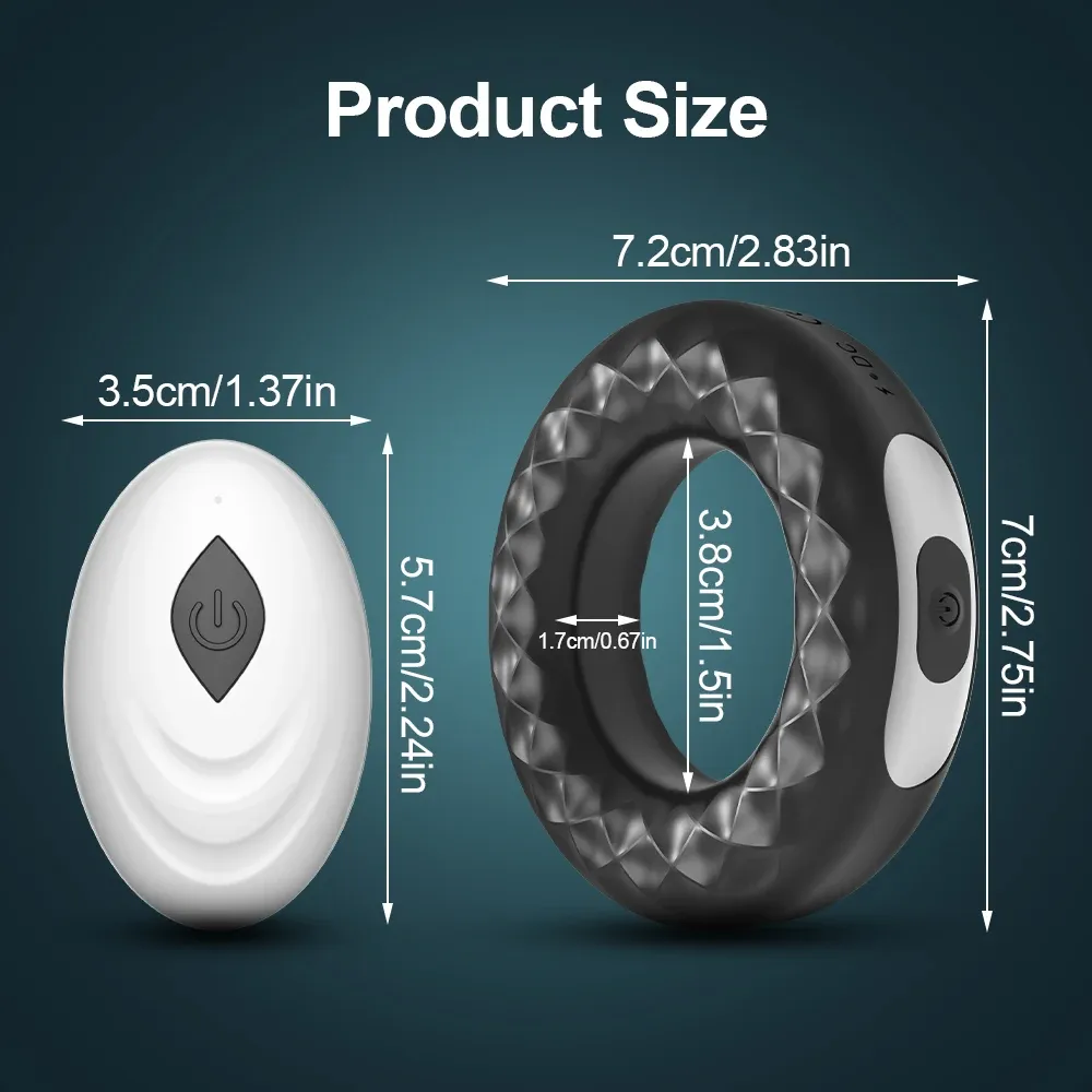 10 Modes Dual-Motor Intelligent Dual-Axis Penis Ring