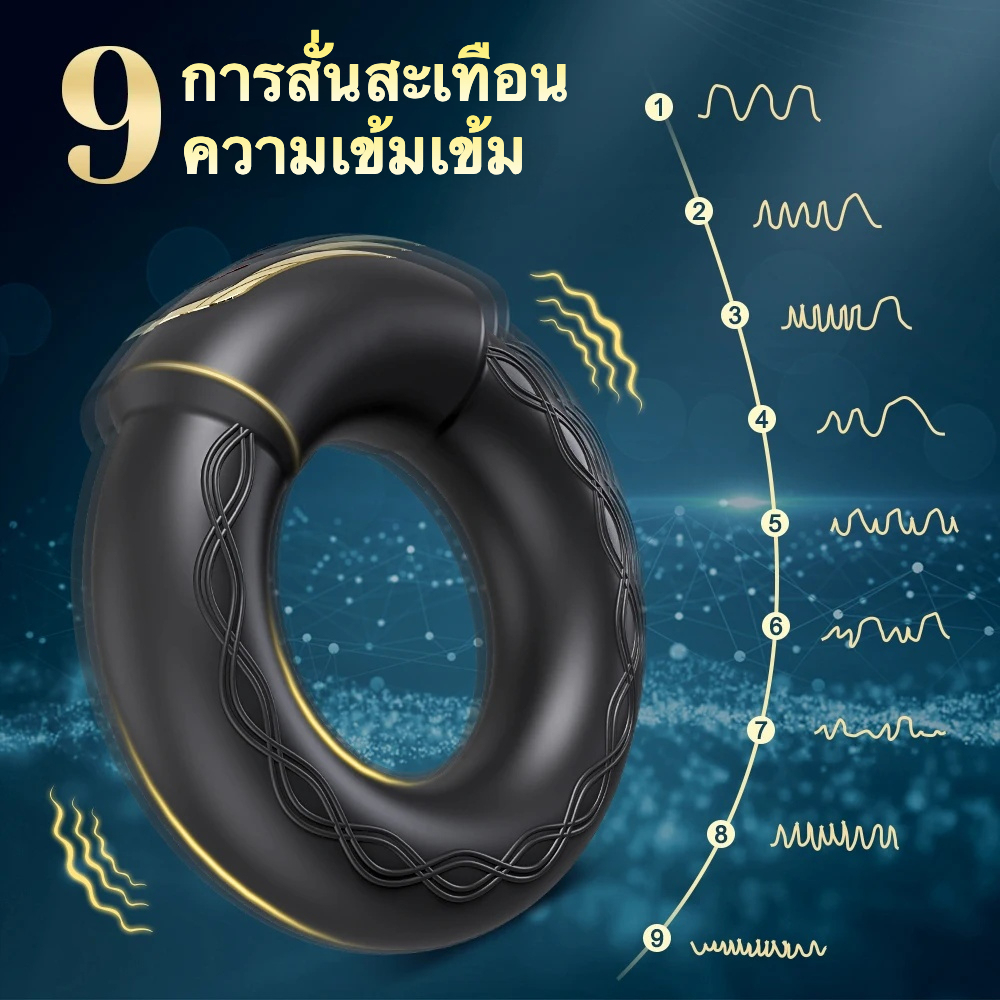 ห่วงล็อกสเปิร์ม ระบบขับเคลื่อนคู่ ระบบสั่นสะเทือน 10 ความถี่ ระบบทำความร้อนแบบกดเดียว ควบคุมผ่านแอปพลิเคชัน-sextoyfunny