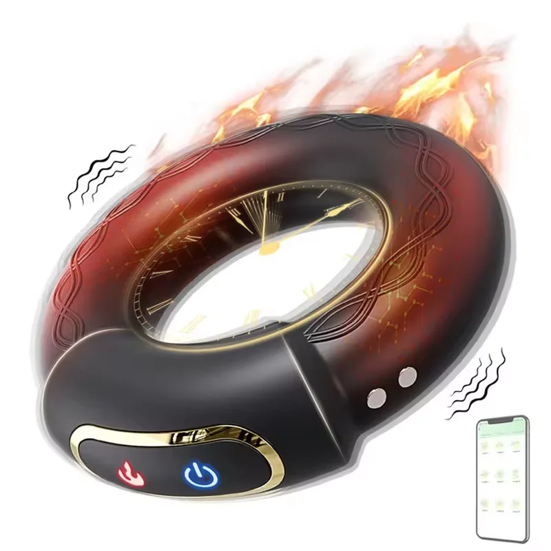 ห่วงล็อกสเปิร์ม ระบบขับเคลื่อนคู่ ระบบสั่นสะเทือน 10 ความถี่ ระบบทำความร้อนแบบกดเดียว ควบคุมผ่านแอปพลิเคชัน-sextoyfunny