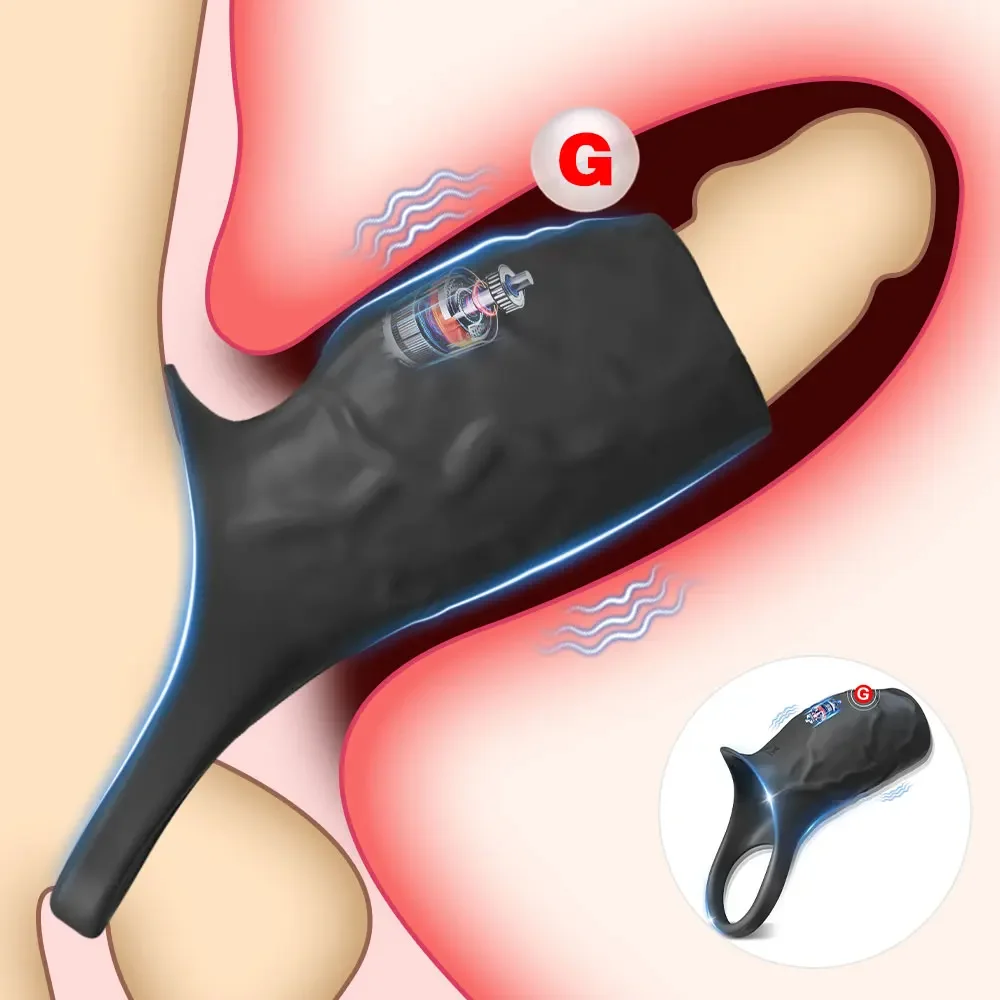 W4016未定价ปลอกเพิ่มขนา ใช้งานได้ 3 แบบ รายละเอียดสมจริง ระบบสั่นสะเทือนแบบล้อมรอบ วัสดุซิลิโคนเหลว