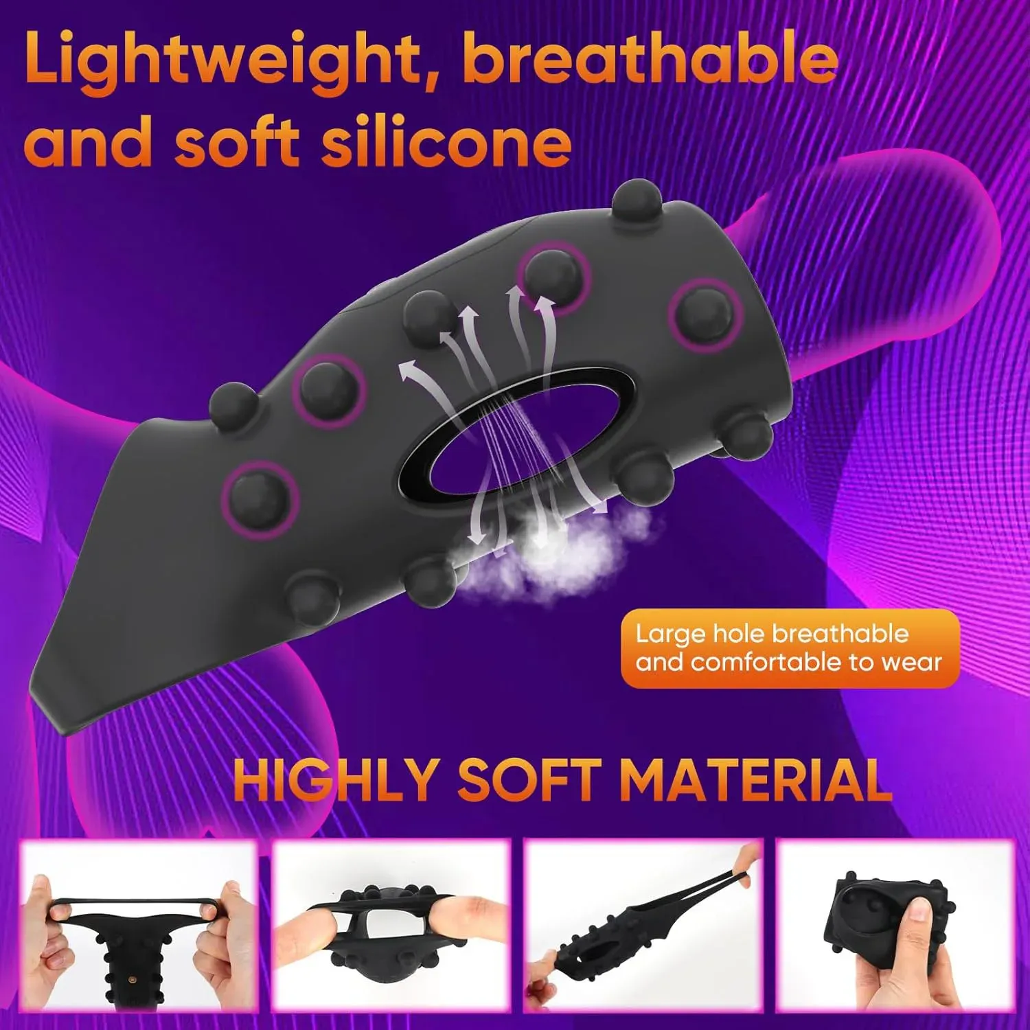 Couple G Spot/Clitoral/Penis Stimulator With Cock Ring