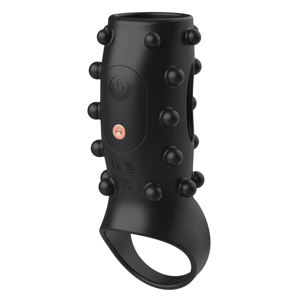 W4017未定价ปลอกเพิ่มขนา ระบบสั่นสะเทือน 10 ความถี่ ใช้งานได้ 2 แบบ ออกแบบจุดนูนภายนอก