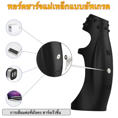 ปลอกเพิ่มขนาด+อุปกรณ์ฝึกการหลั่ง ระบบสั่น 9 ระดับ ควบคุมด้วยรีโมท