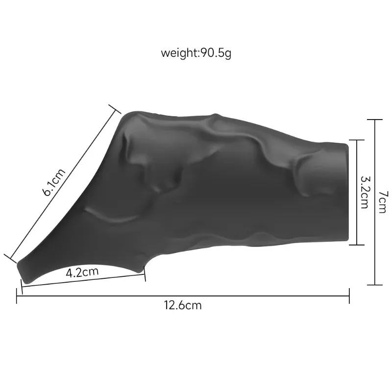 3 Speeds 10 Frequencies Penis Sleeve With Cock Ring