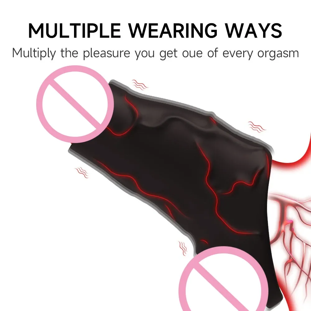 3 Speeds 10 Frequencies Penis Sleeve With Cock Ring