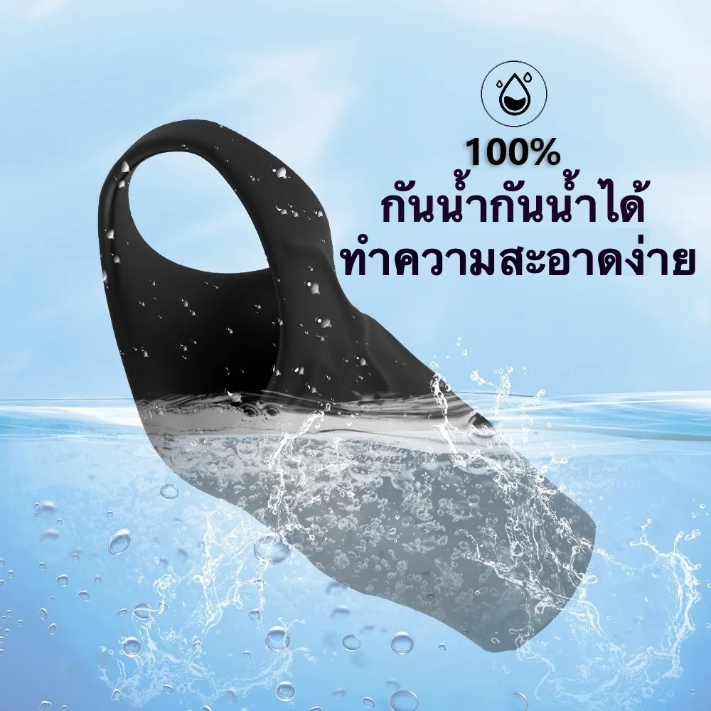 W4019未定价ปลอกเพิ่มขนา 3 ระดับ 10 ความถี่ ใช้งานได้ 3 แบบ วัสดุซิลิโคน ออกแบบตามหลักสรีรศาสตร์