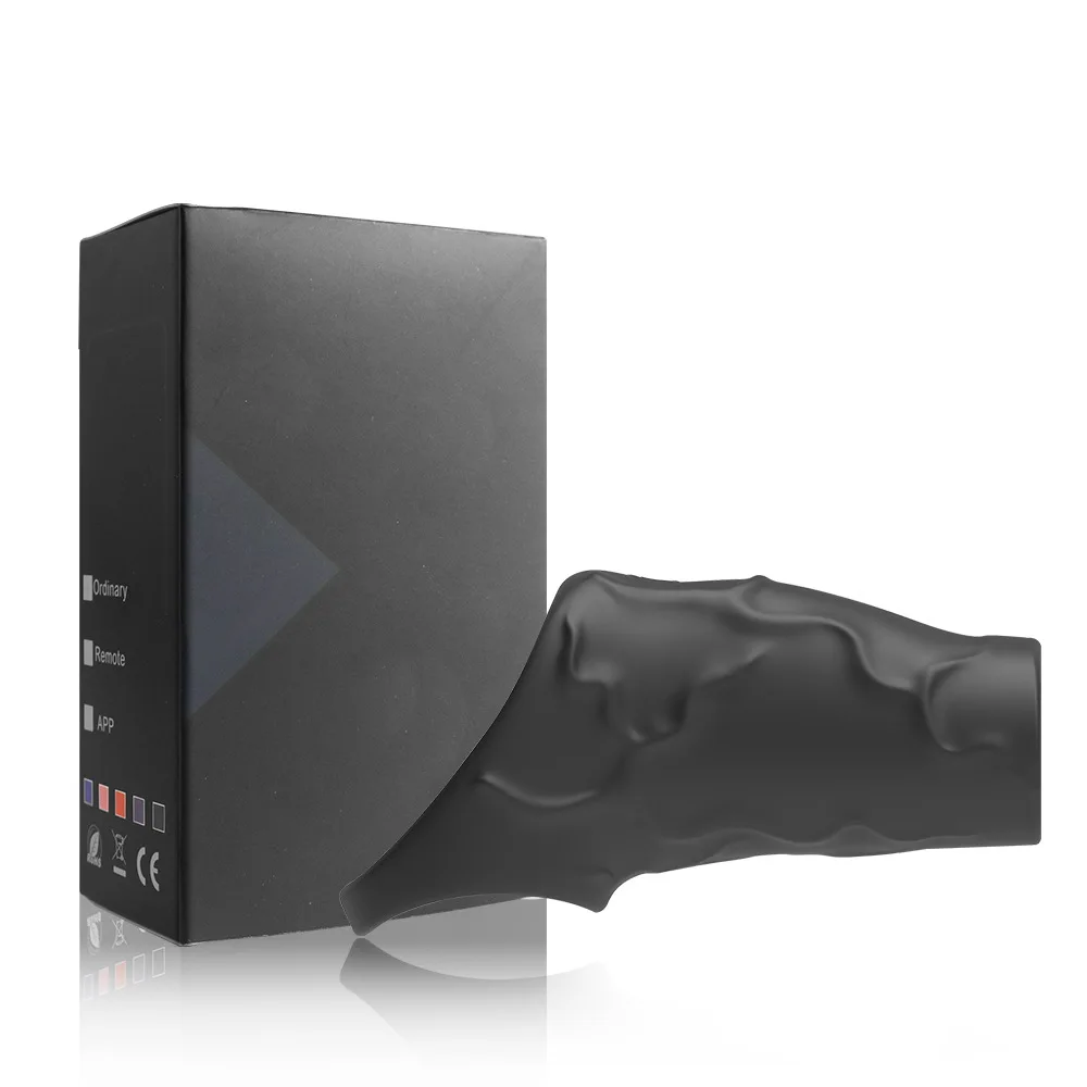 W4019未定价ปลอกเพิ่มขนา 3 ระดับ 10 ความถี่ ใช้งานได้ 3 แบบ วัสดุซิลิโคน ออกแบบตามหลักสรีรศาสตร์