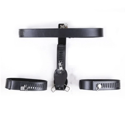 W0322未定价กางเกงในสำหรับสตรีแบบควบคุม พร้อมระบบผูกมัด สำหรับกิจกรรมพิเศษ วัสดุPU