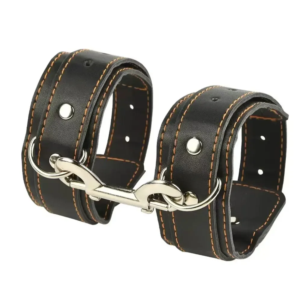 W018301未定价กุญแจมือหลังแบบรวมตะขอทวาร วัสดุPU