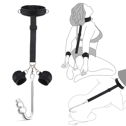 W6612未定价สายรัดมือหลังแบบรวมปลั๊กทวาร วัสดุนีลอน