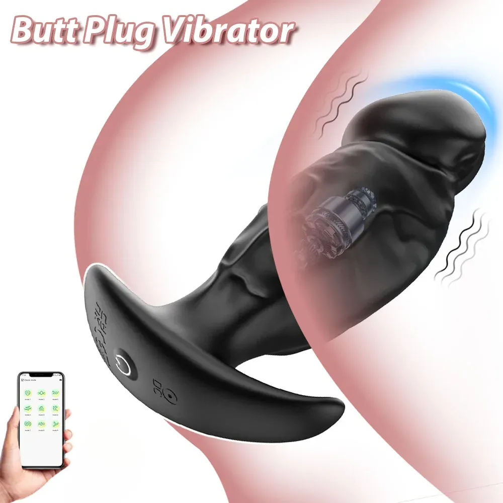 Penis Shaped APP Prostate Massager & Anal Vibrator