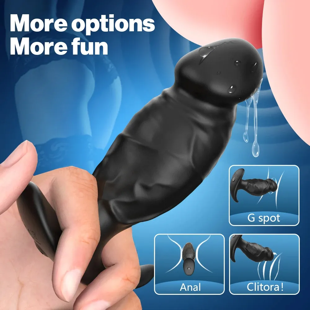 Penis Shaped APP Prostate Massager & Anal Vibrator