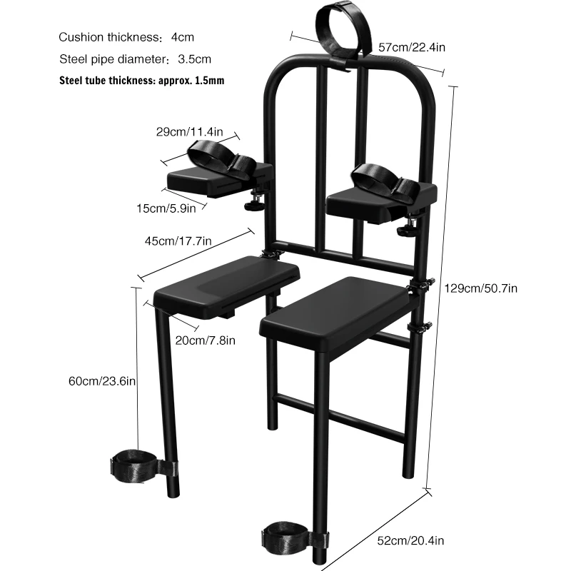 W6707未定价ม้านั่งพยุงท่า ระบบผูกมัดชิ้นเดียว ปรับมุมเปิดปิดได้
