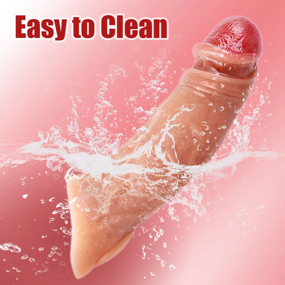 Wireless Remote Control Vibrating Bionic Penis Sleeve
