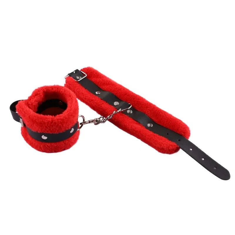 กุญแจมือกำมะหยี่สำหรับเกมรัก BDSM และเล่นบทบาท|Jiashimei