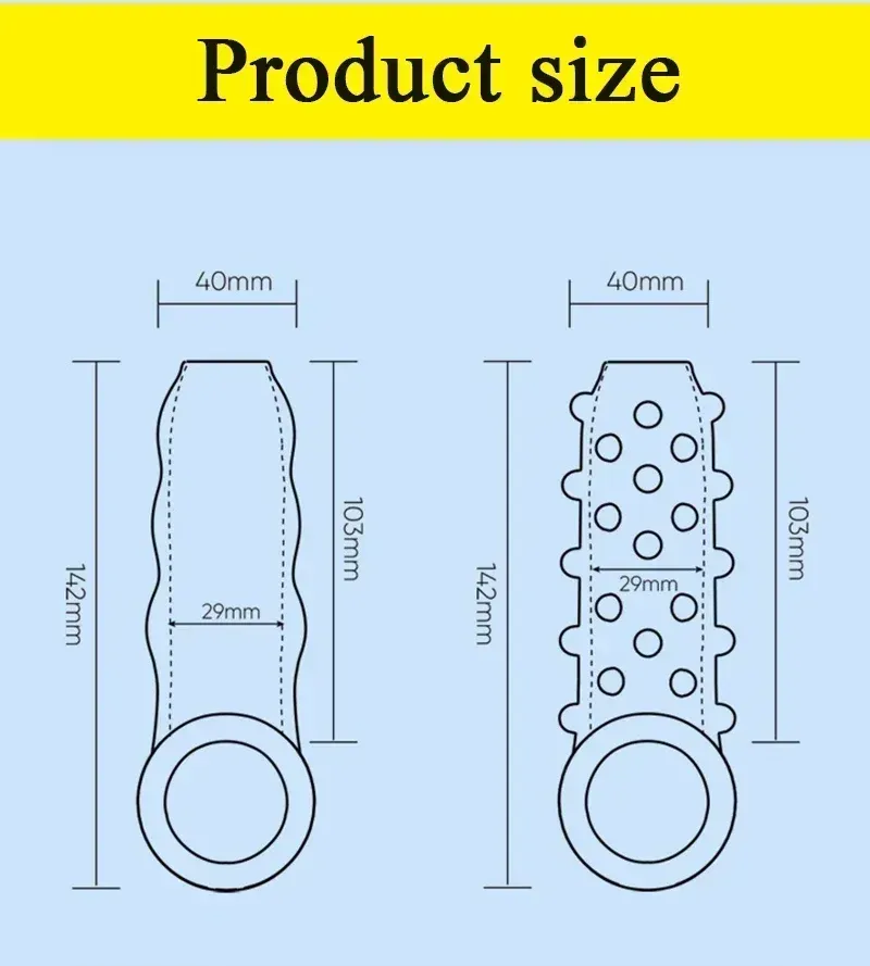 Perforated Texture Penis Sleeve 2 Colors 2 Styles Available