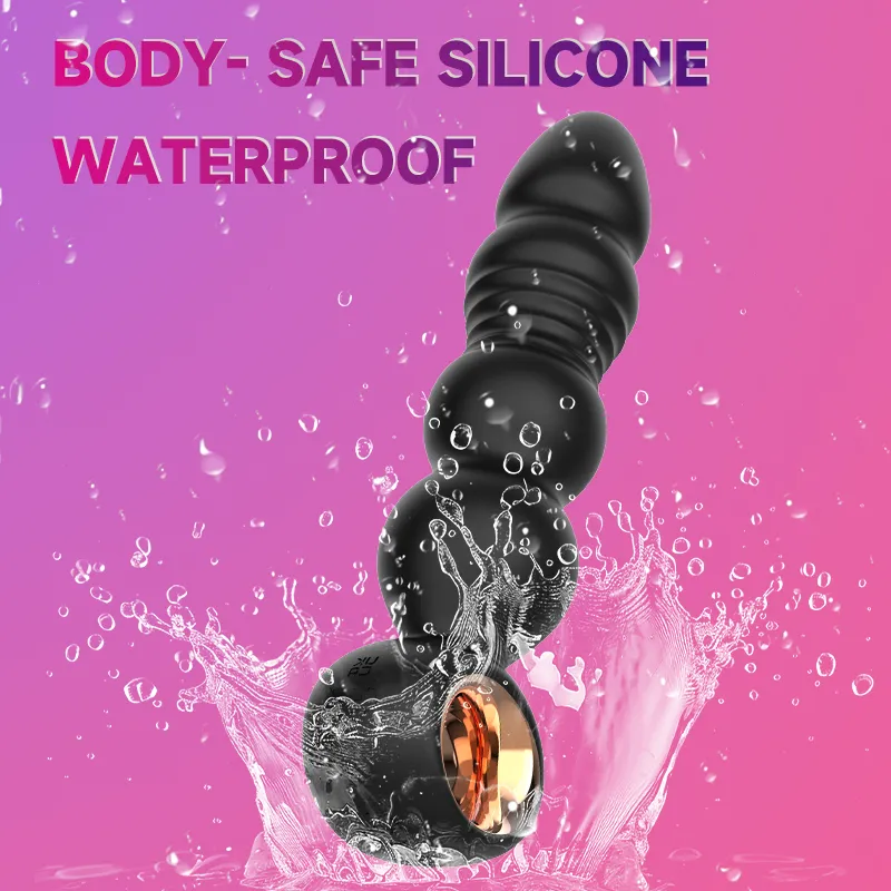 Pull-Ring Design Simulated Glans Prostate Massager