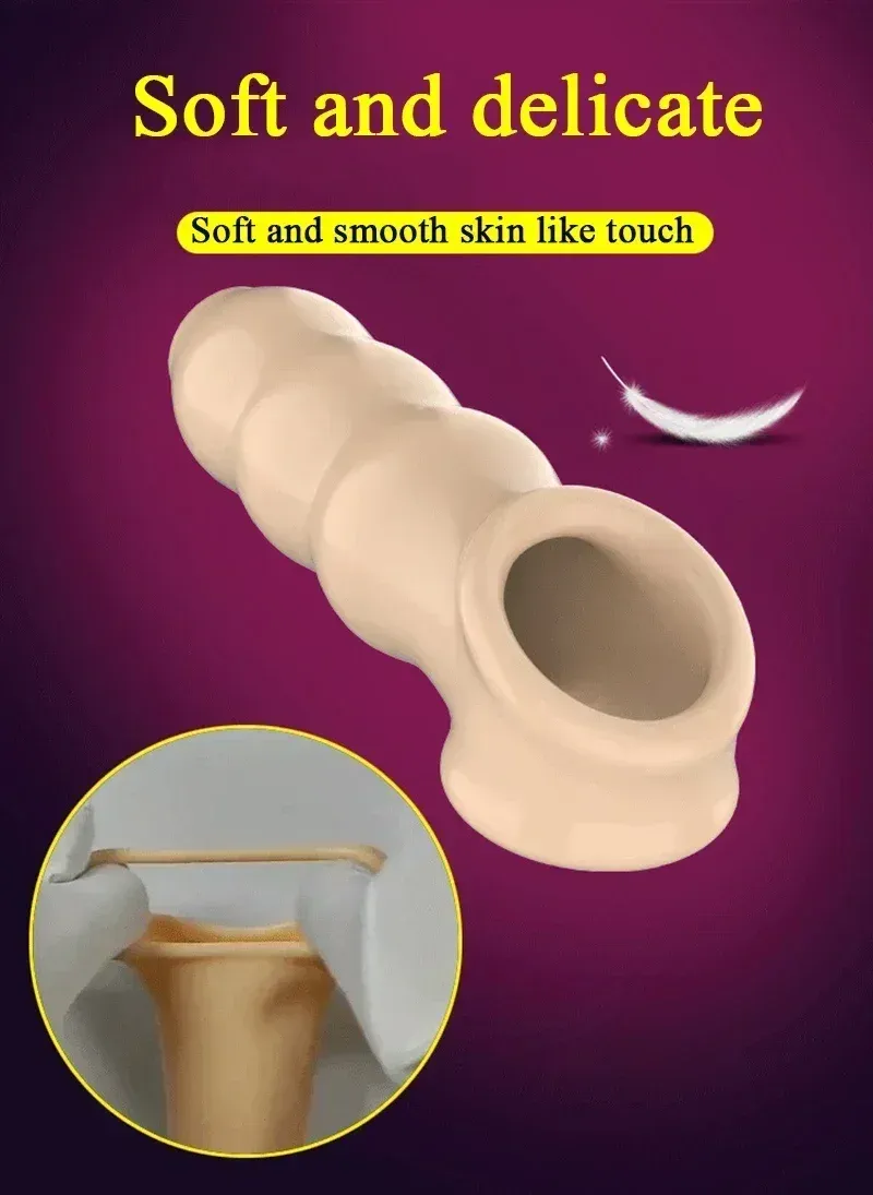 Perforated Texture Penis Sleeve 2 Colors 2 Styles Available