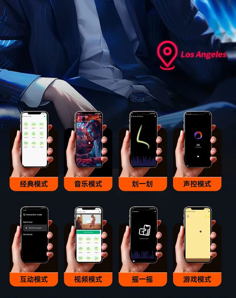 APP Automatic Male Masturbator Dual-Head Vagina & Mouth