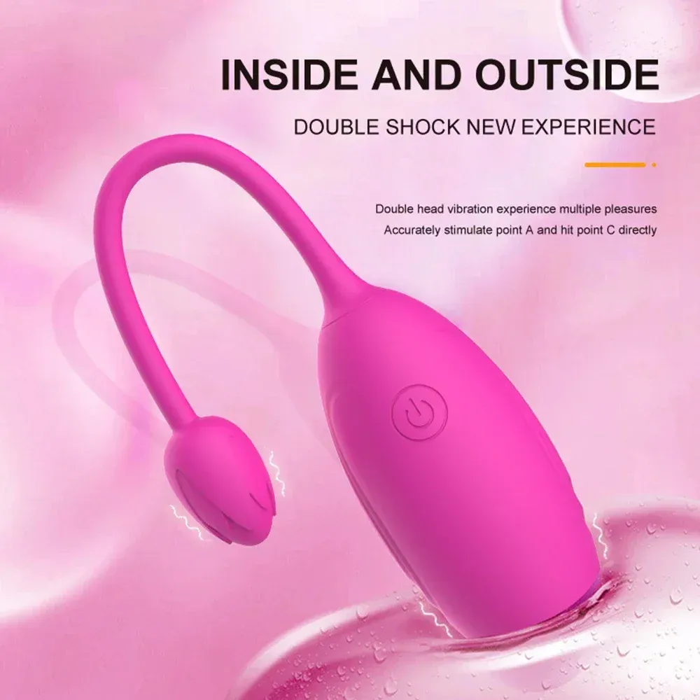 9-Frequency Petal-Shaped Tail Vibrating Egg 2 Colors