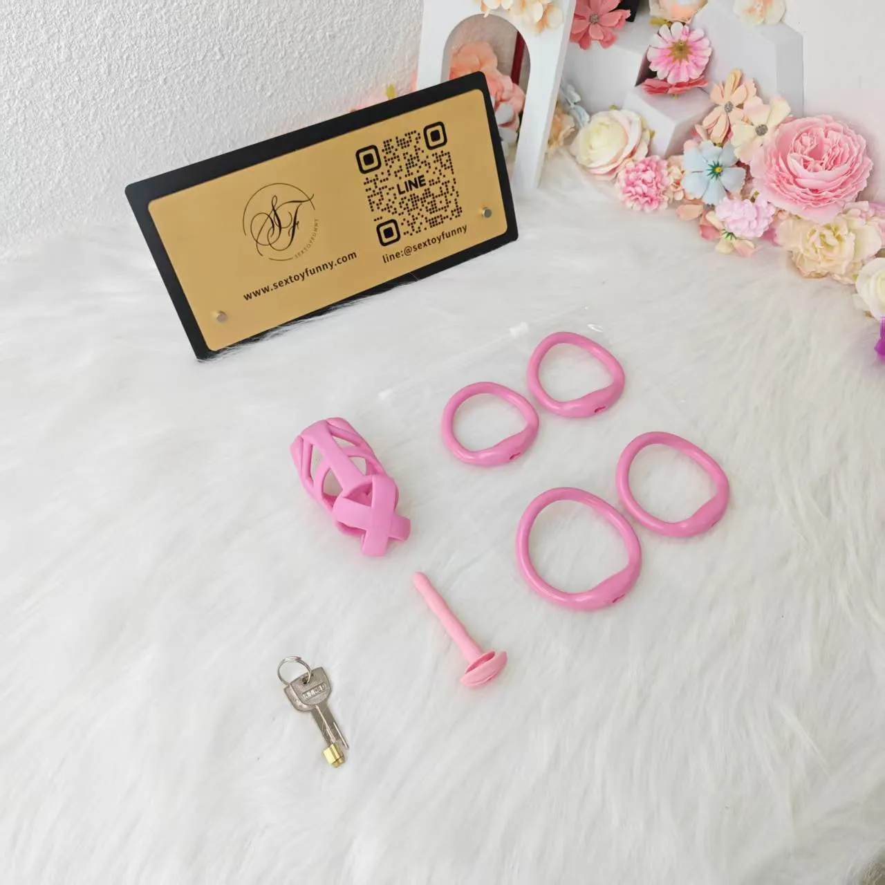 3D Printed Chastity Cage With Urethral Sounding Rod