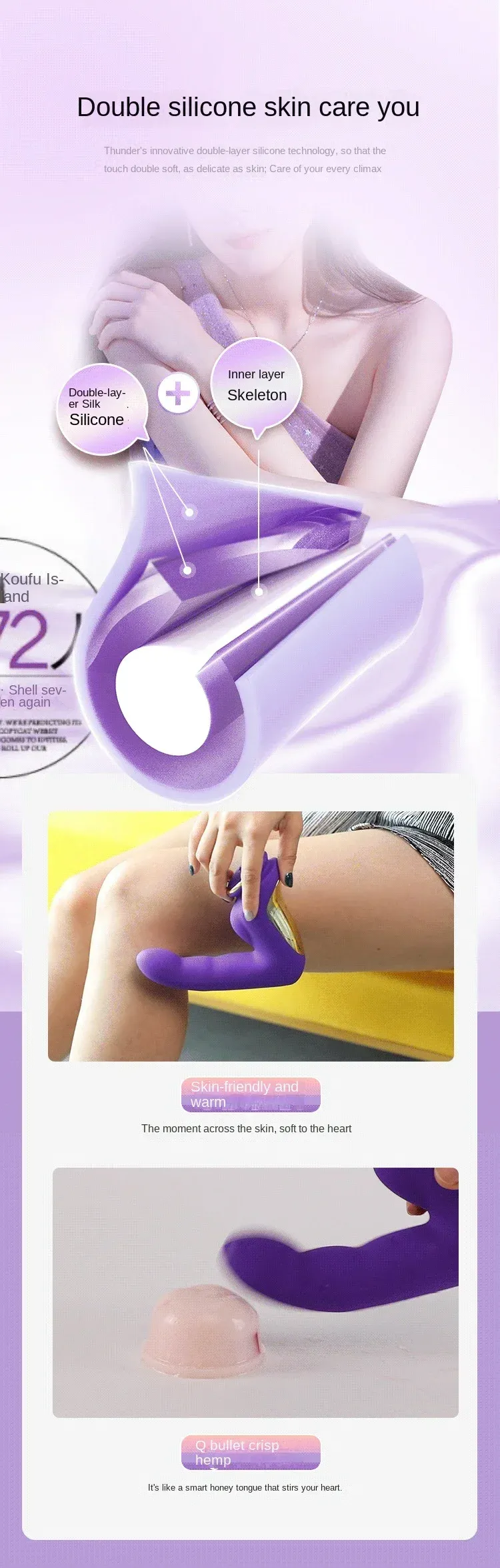 Ultra-High Speed Finger Shaped 7 Frequencies G-Spot Vibrator